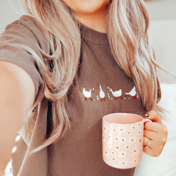 Ducks with Flowers Shirt