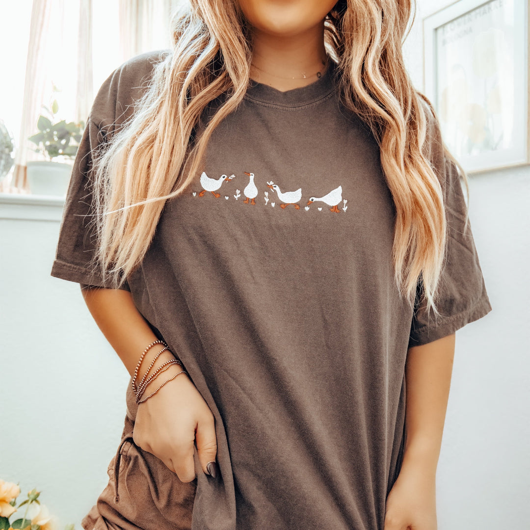 Ducks with Flowers Shirt