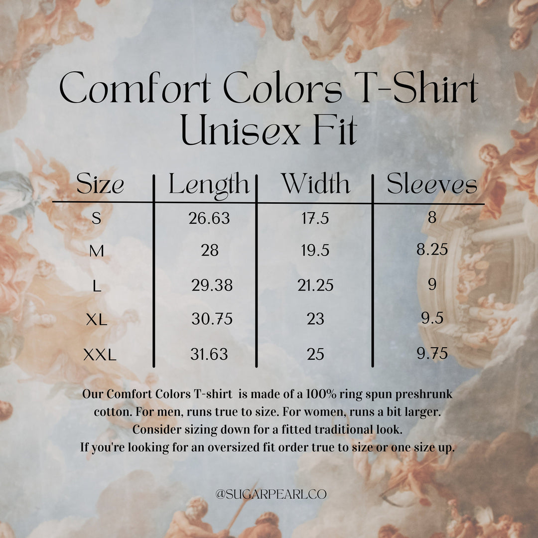 Butterfly Embroidered Comfort Colors Shirt