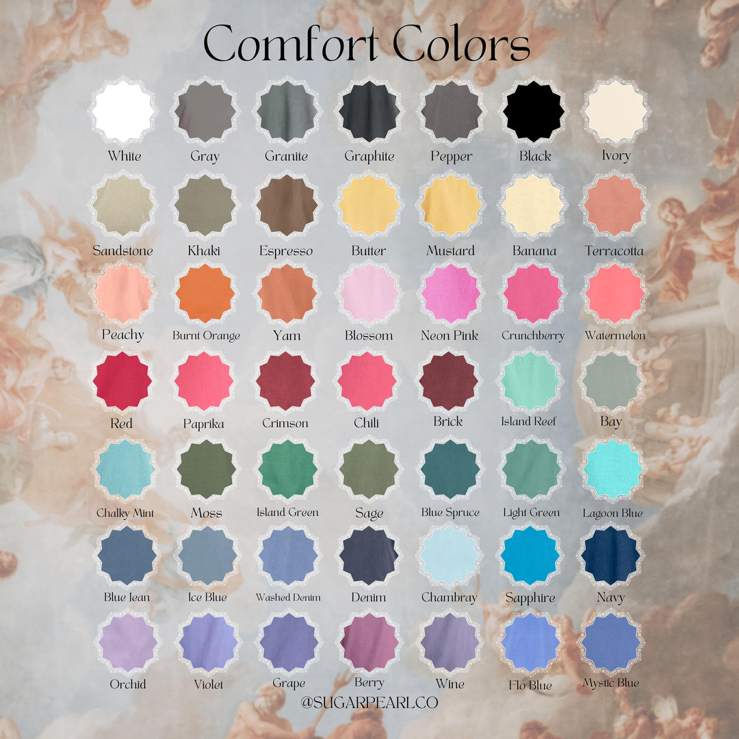 Embroidered Custom Comfort Colors Long Sleeve Tee, Custom Your Text Embroidered Ultra Soft Long Sleeved Tee, Monochromatic Winter TShirts